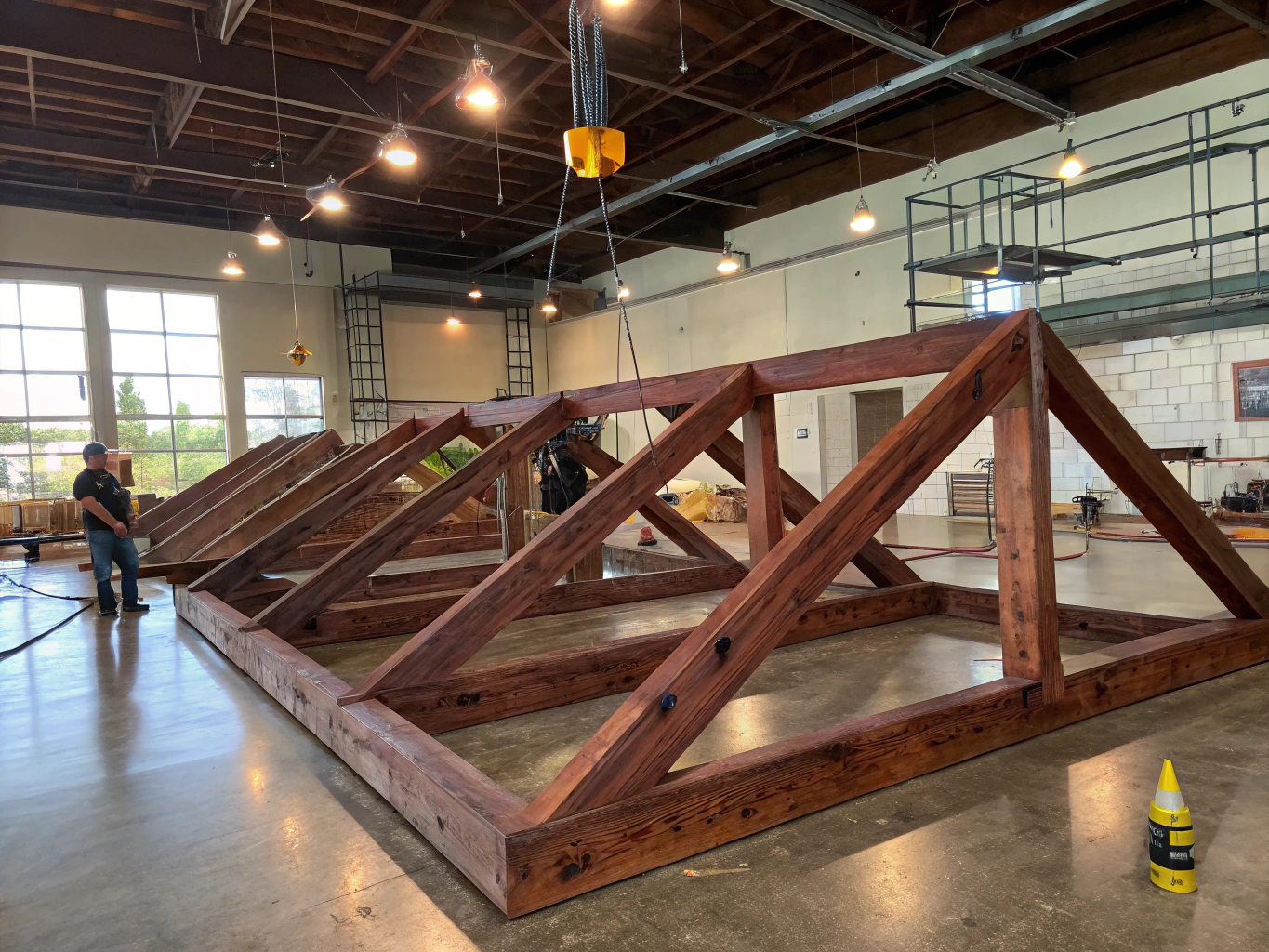 Custom Truss System Installation